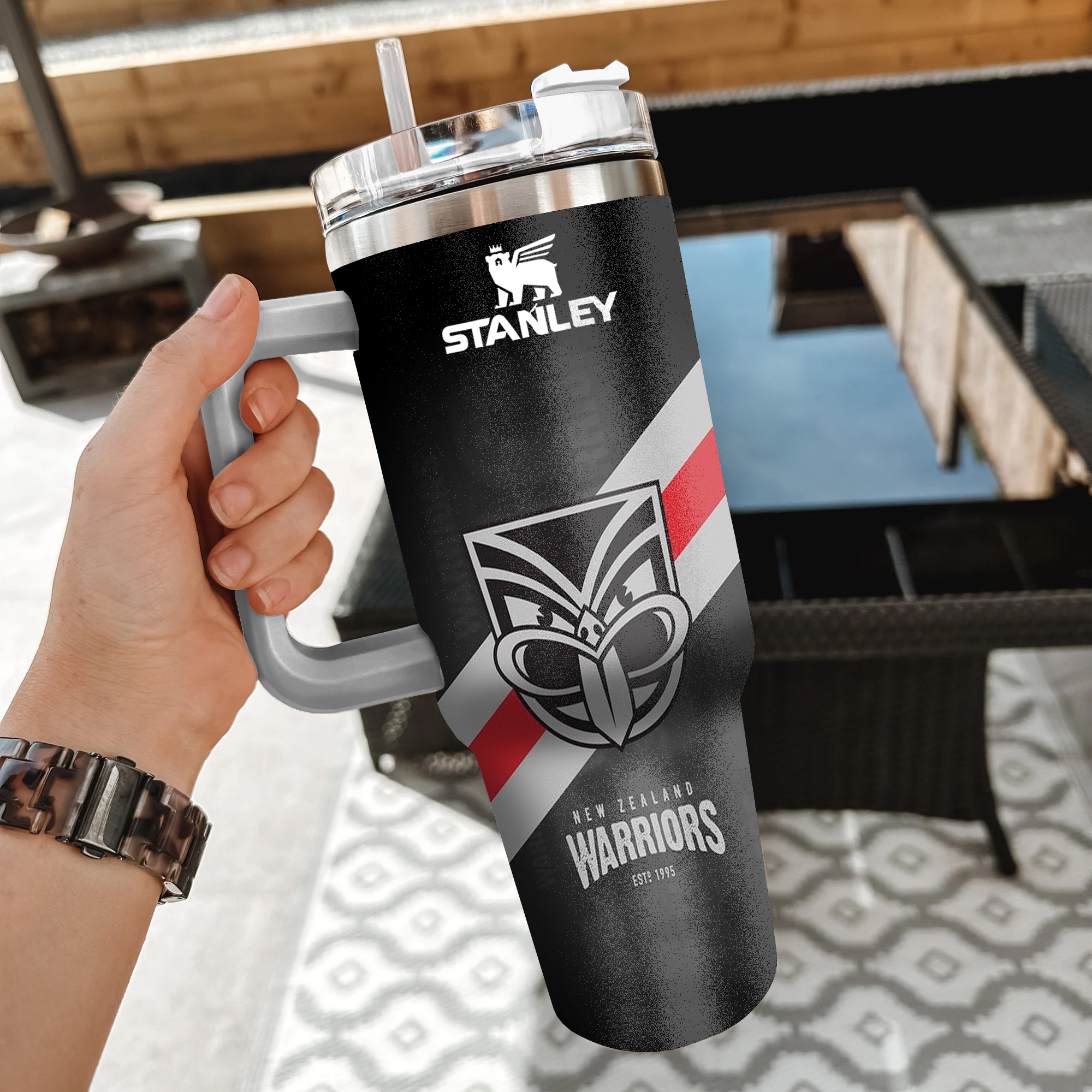 New Zealand Warriors NRL Custom Stanley Cup 40 oz 30 oz Tumbler With HandleTVC230112