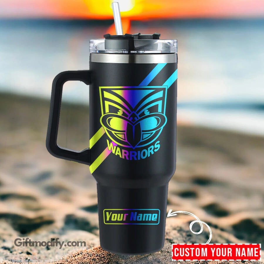 New Zealand Warriors NRL Hologram Logo Custom Stanley Cup 40 oz 30 oz Tumbler With HandleTVC2301180