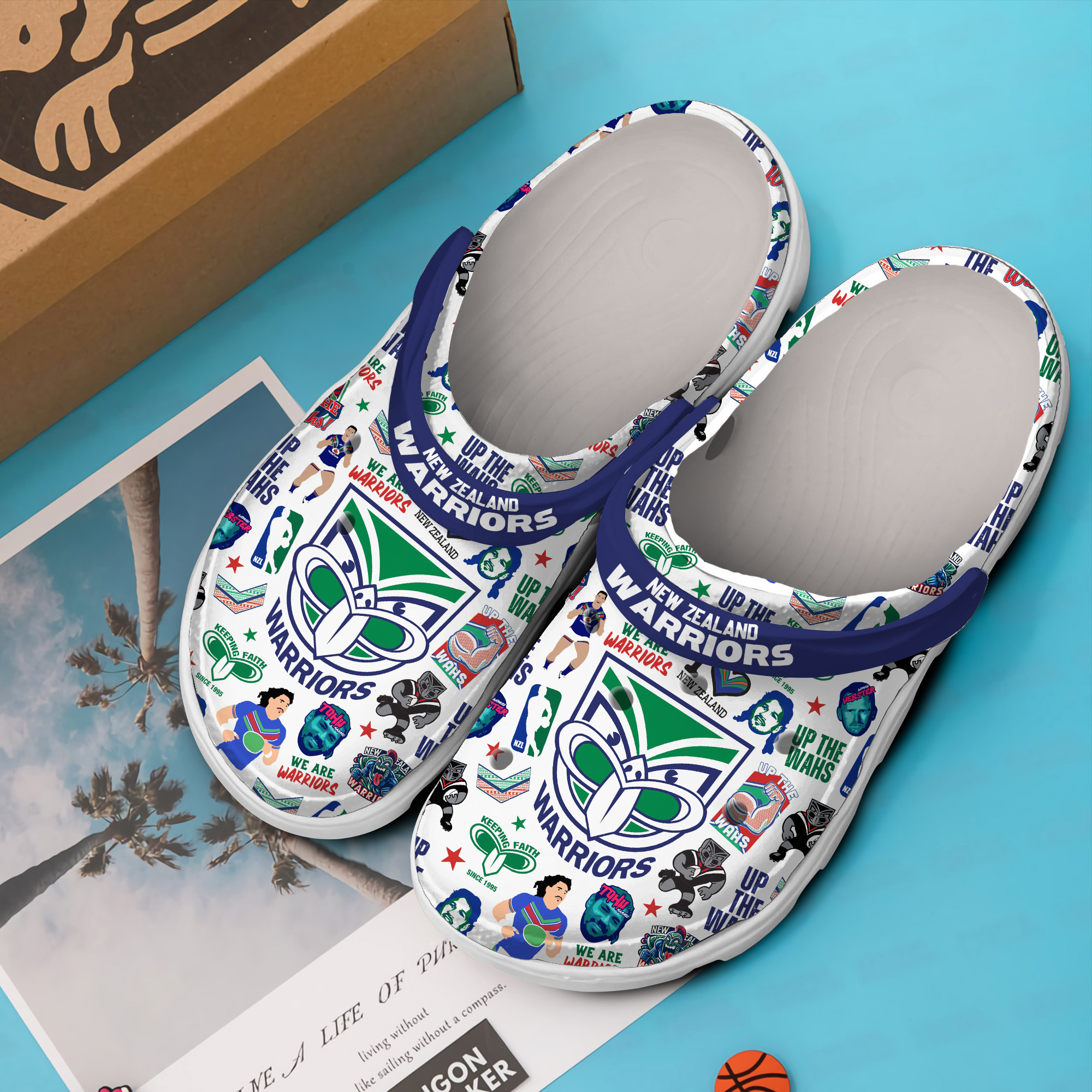 New Zealand Warriors NRL Sport Crocs Crocband Clogs Shoes Comfortable For Men Women and Kids - Image 2
