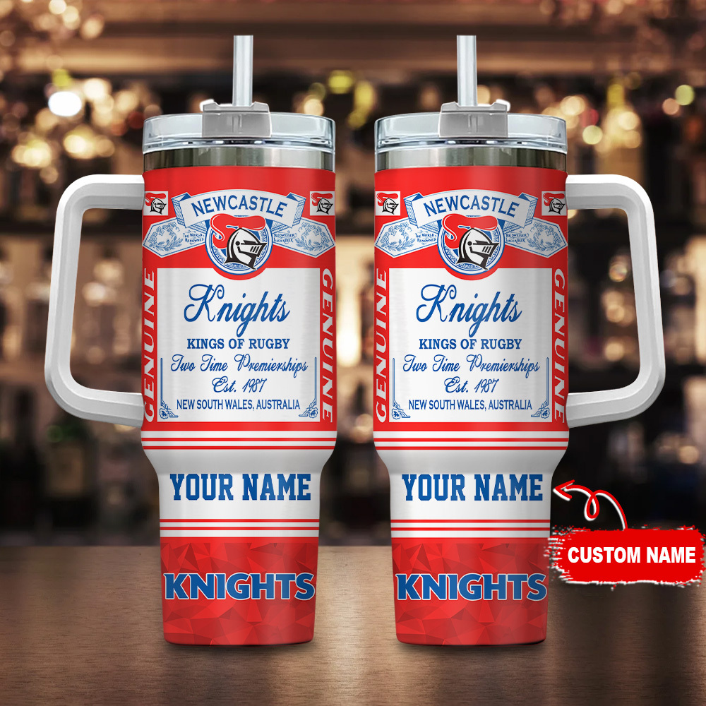 Newcastle Knights Kings of Rugby NRL Custom Stanley Cup 40 oz 30 oz Tumbler With HandleTVC230115