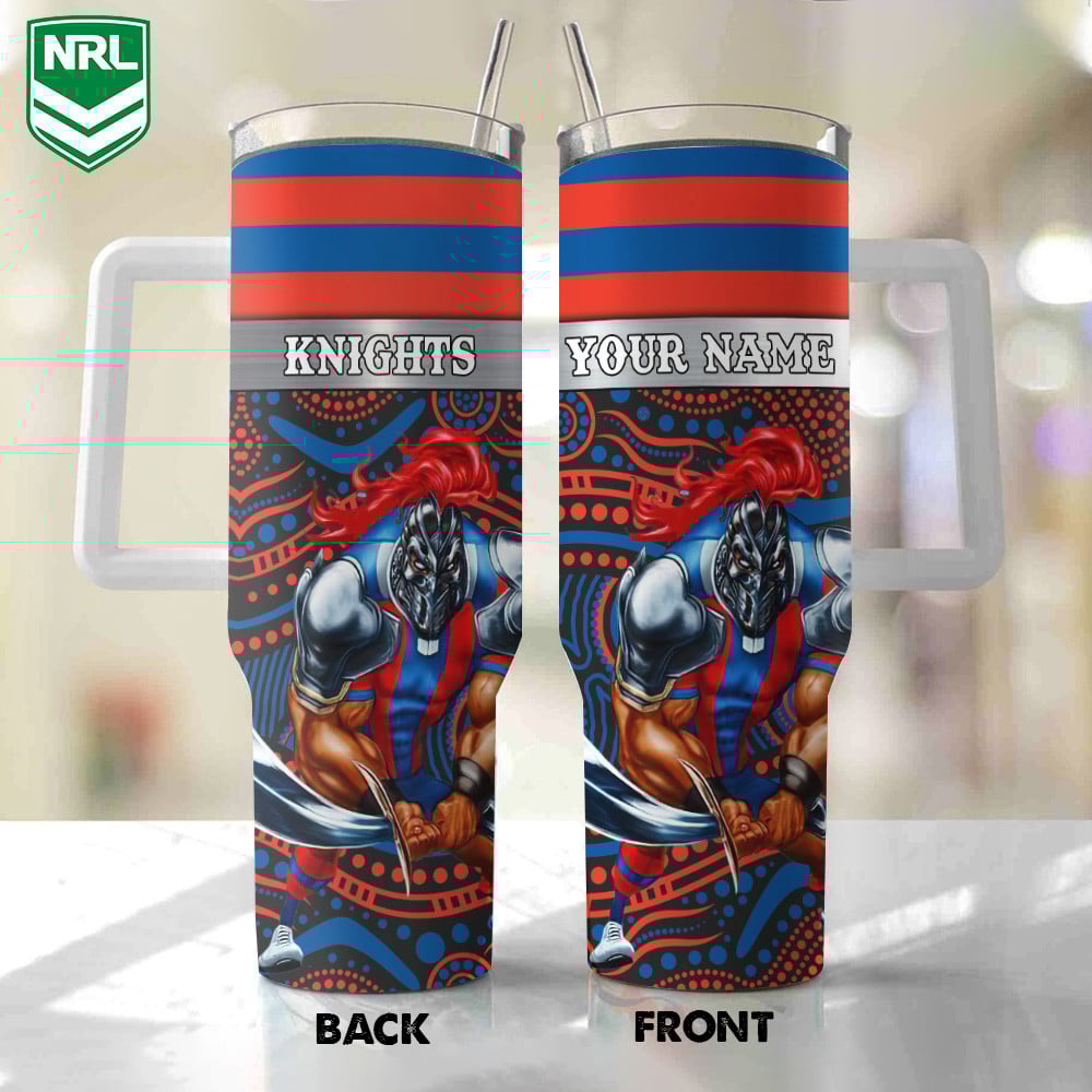Newcastle Knights Mascot NRL Custom Stanley Cup 40 oz 30 oz Tumbler With HandleTVC230112