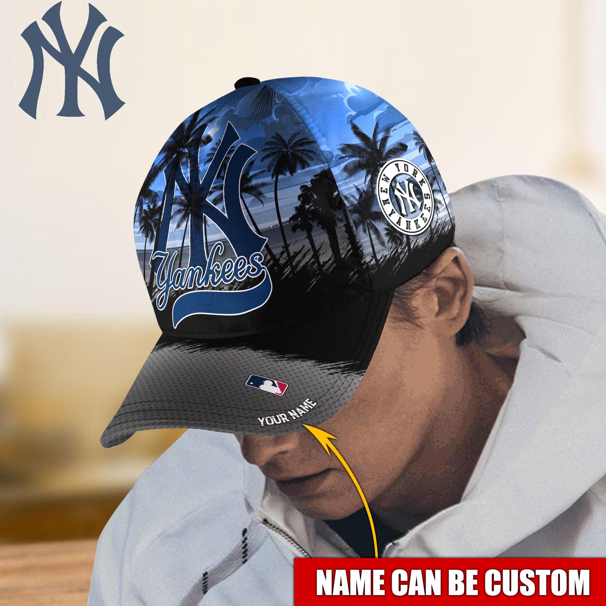 NewYork Yankees Custom Name Classic, Baseball Caps Trucker Hats Custom Hats Gifts For Men & Women
