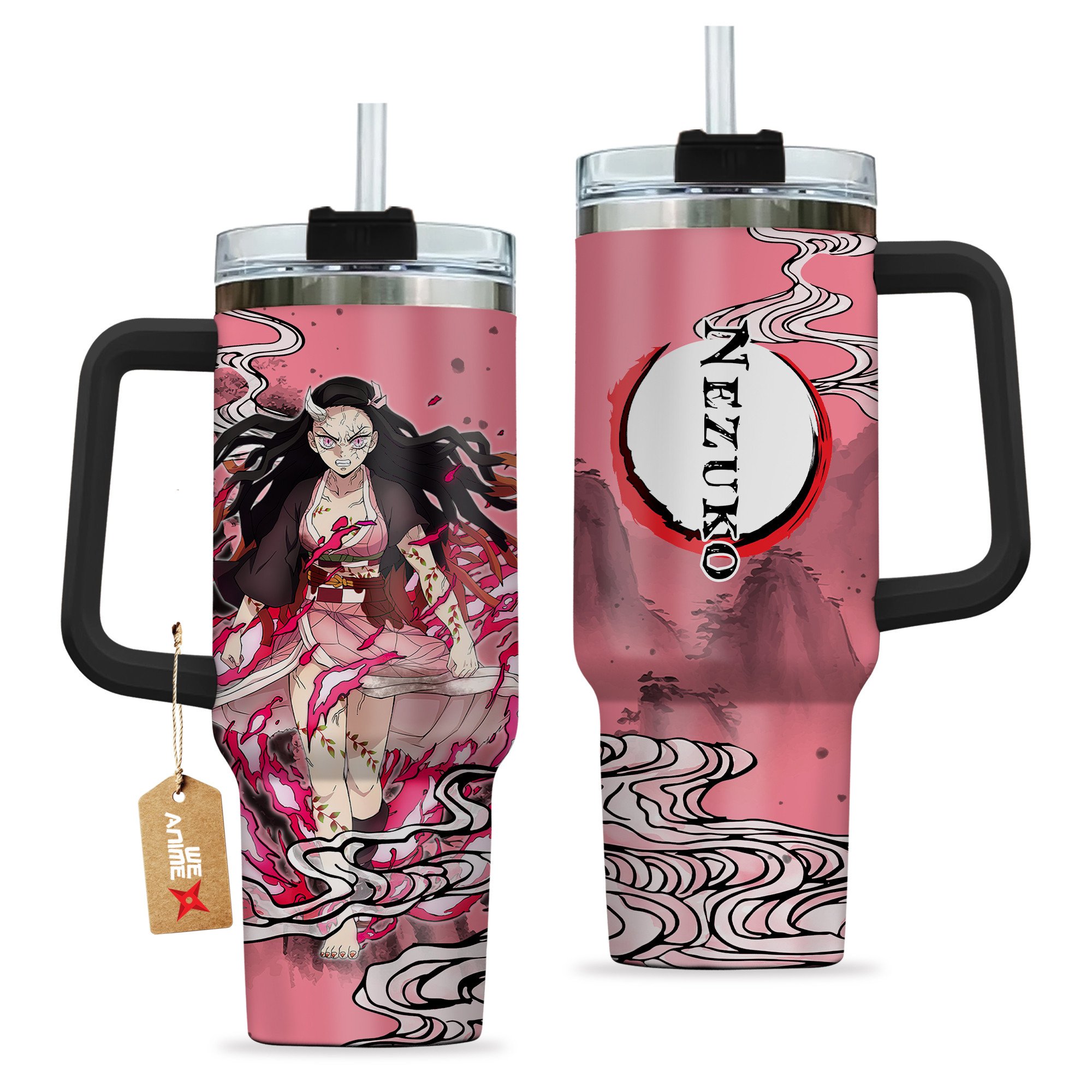 Nezuko Kamado Kimestu no Yaiba Anime Custom Stanley Cup 40 oz 30 oz Tumbler With HandleTVC2301204