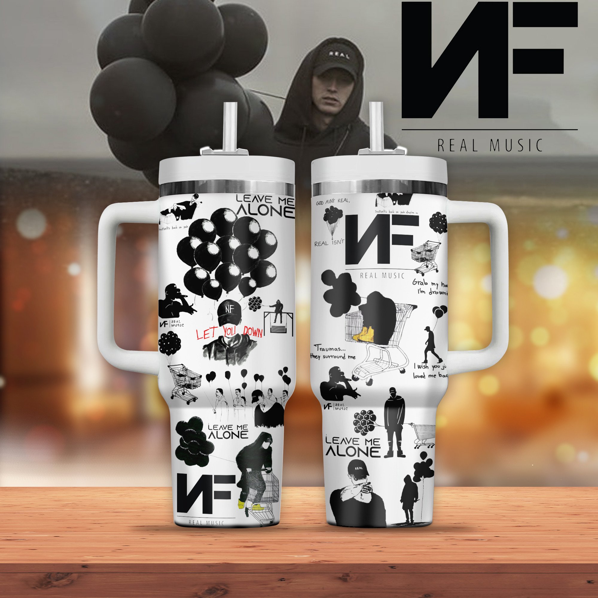 NF Music Custom Stanley Cup 40 oz 30 oz Tumbler With HandleTVC2301294