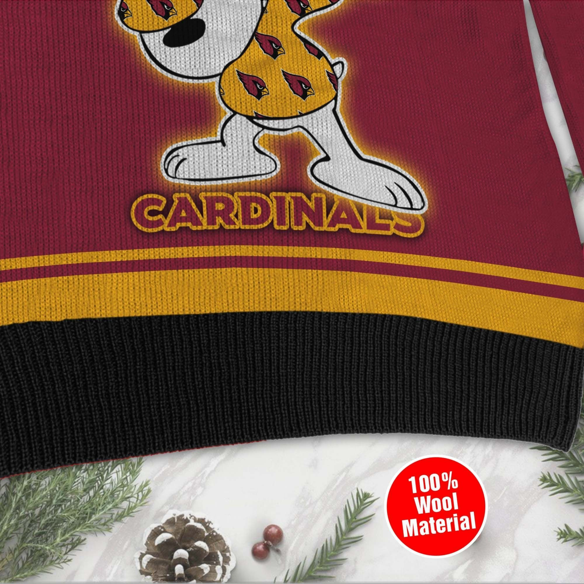 NFL Arizona Cardinals D Full Printed Sweater Shirt For Football Fan Nfl Jersey Ugly Christmas Sweater Adult 3D Funny Matching for family - Image 4