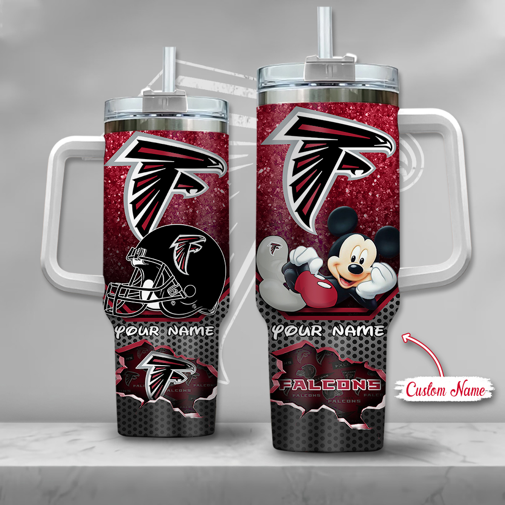 NFL Atlanta Falcons Mickey Mouse Custom Stanley Cup 40 oz 30 oz Tumbler With HandleTVC2301126