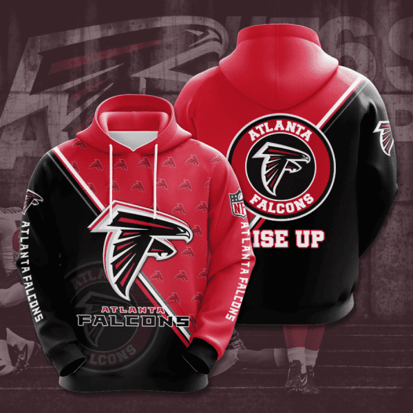 NFL Atlanta Falcons NFL 3D All Over Print Hoodie, Zip Hoodie
