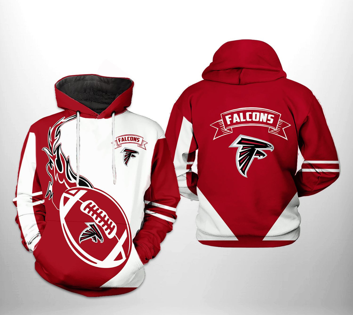 NFL Atlanta Falcons NFL Classic 3D All Over Print Hoodie, Zip Hoodie