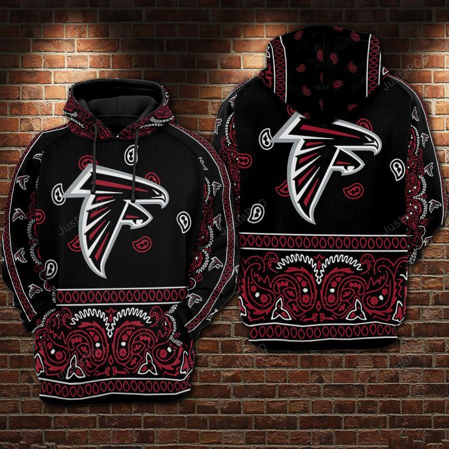NFL Atlanta Falcons Nfl Football Pattern 3D All Over Print Hoodie, Zip Hoodie