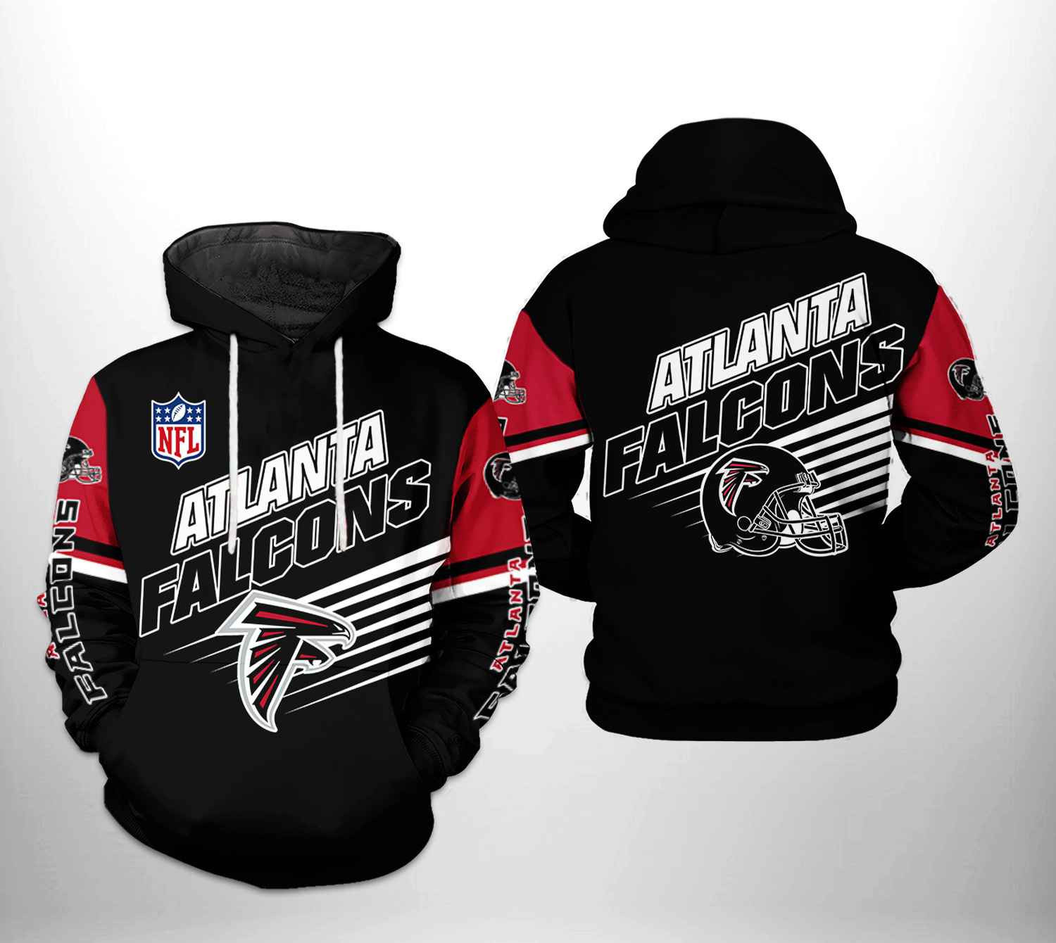 NFL Atlanta Falcons NFL Team 3D All Over Print Hoodie, Zip Hoodie