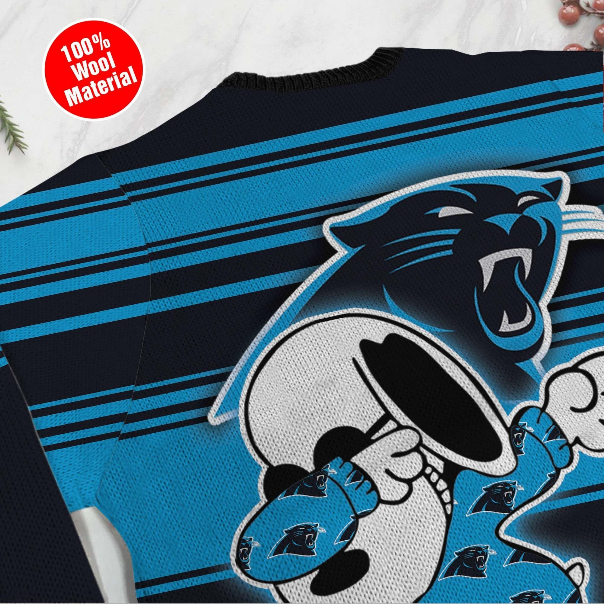 NFL Carolina Panthers D Full Printed Sweater Shirt For Football Fan Nfl Jersey Ugly Christmas Sweater Adult 3D Funny Matching for family - Image 5