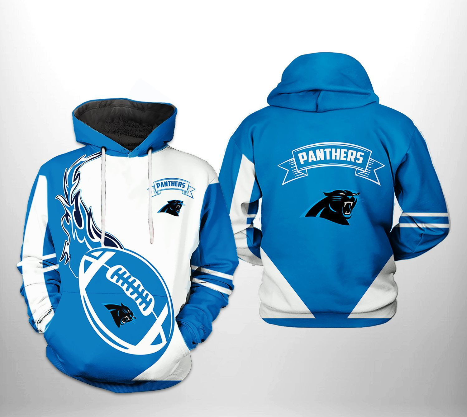 NFL Carolina Panthers NFL Classic 3D All Over Print Hoodie, Zip Hoodie