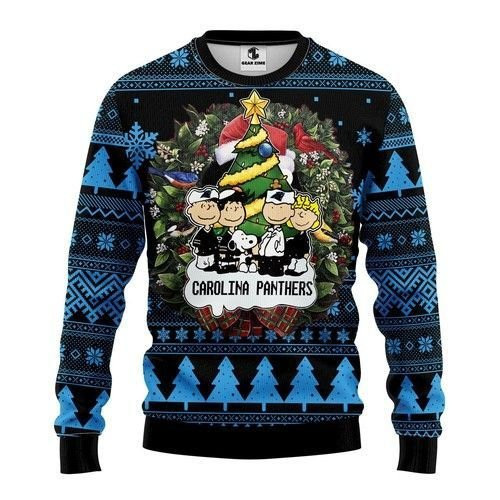 Nfl Carolina Panthers Ugly Christmas Sweater Adult 3D Funny Matching for family