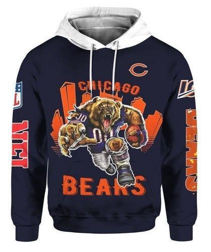 NFL Chicago Bears Nfl Fan 3D All Over Print Hoodie, Zip Hoodie