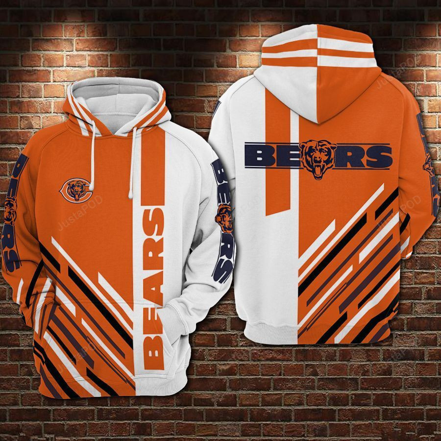 NFL Chicago Bears Nfl Football 3D All Over Print Hoodie, Zip Hoodie