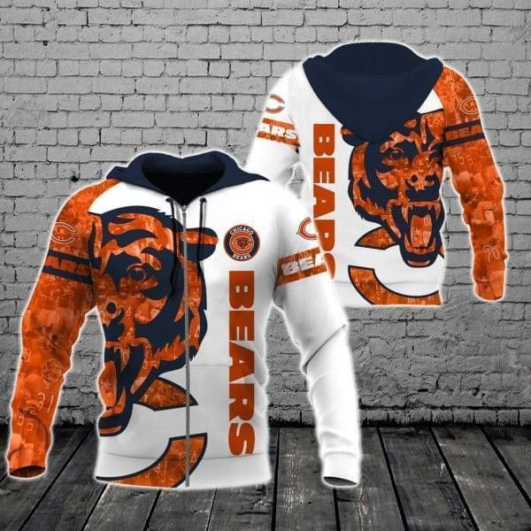 NFL Chicago Bears Nfl For Bears Fan 3D All Over Print Hoodie, Zip Hoodie
