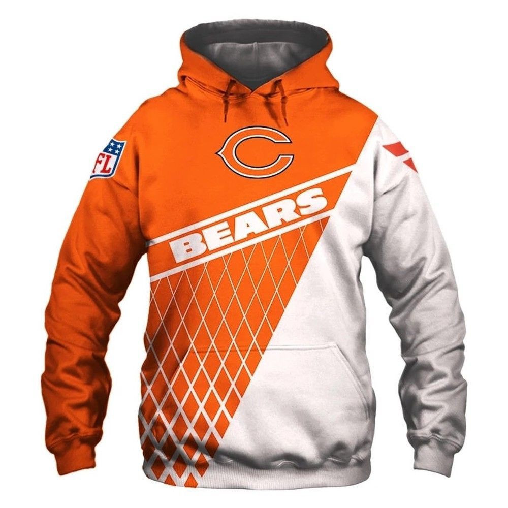NFL Chicago Bears NFL Unisex 3D All Over Print Hoodie, Zip Hoodie