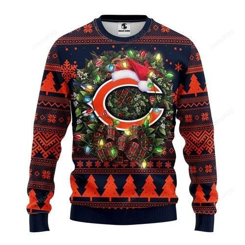 Nfl Chicago Bears Ugly Christmas Sweater Adult 3D Funny Matching for family