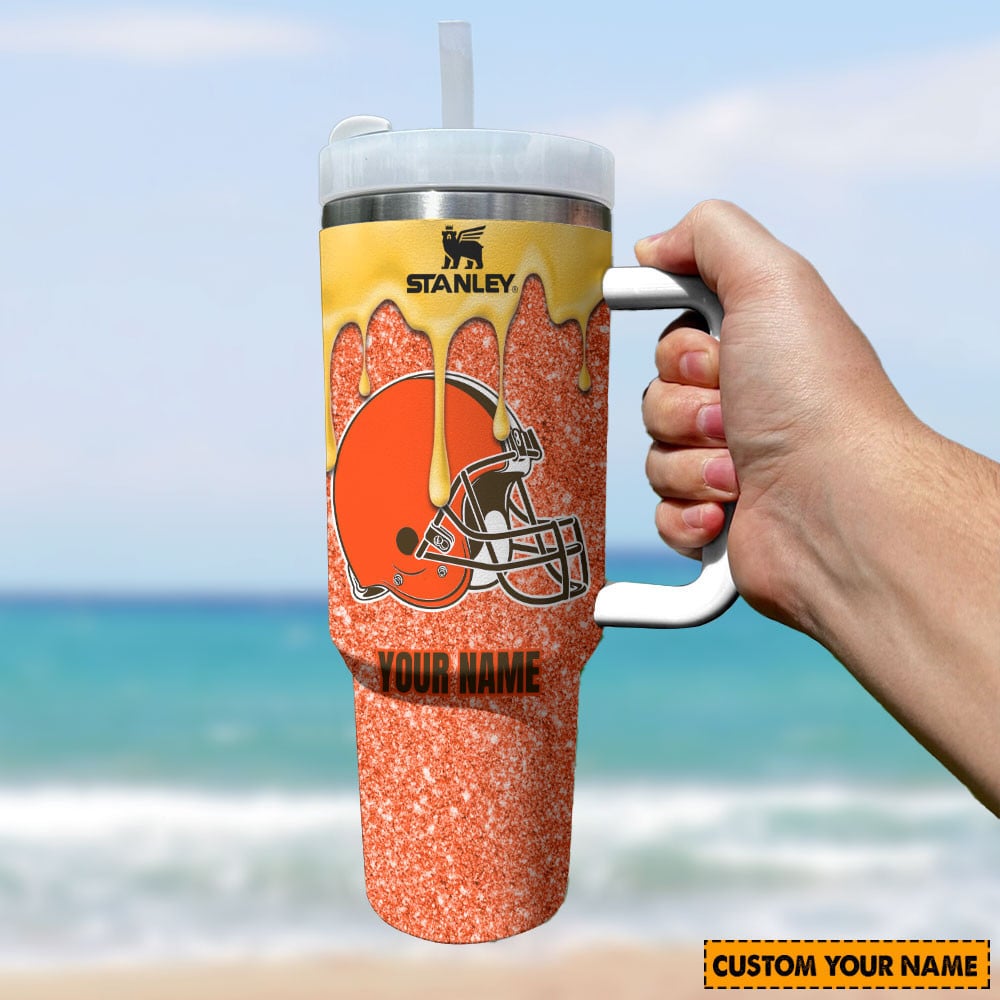 NFL Cleveland Browns Custom Stanley Cup 40 oz 30 oz Tumbler With HandleTVC2301850