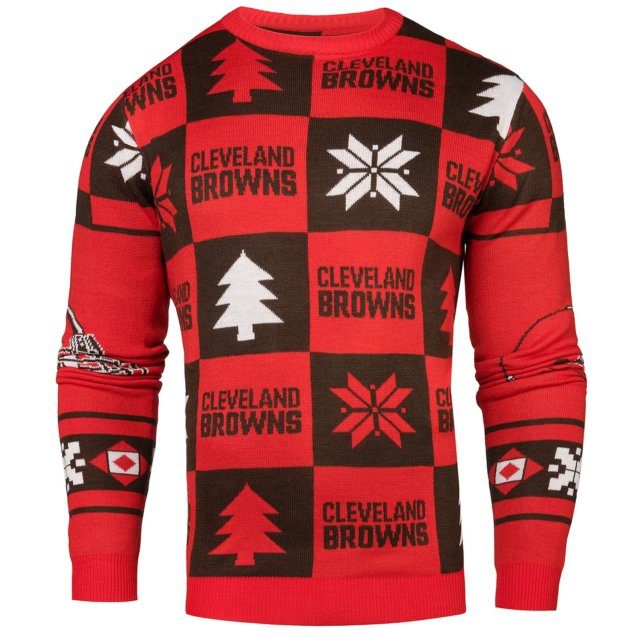 NFL Cleveland Browns Nfl Ugly Christmas Sweater Adult 3D Funny Matching for family