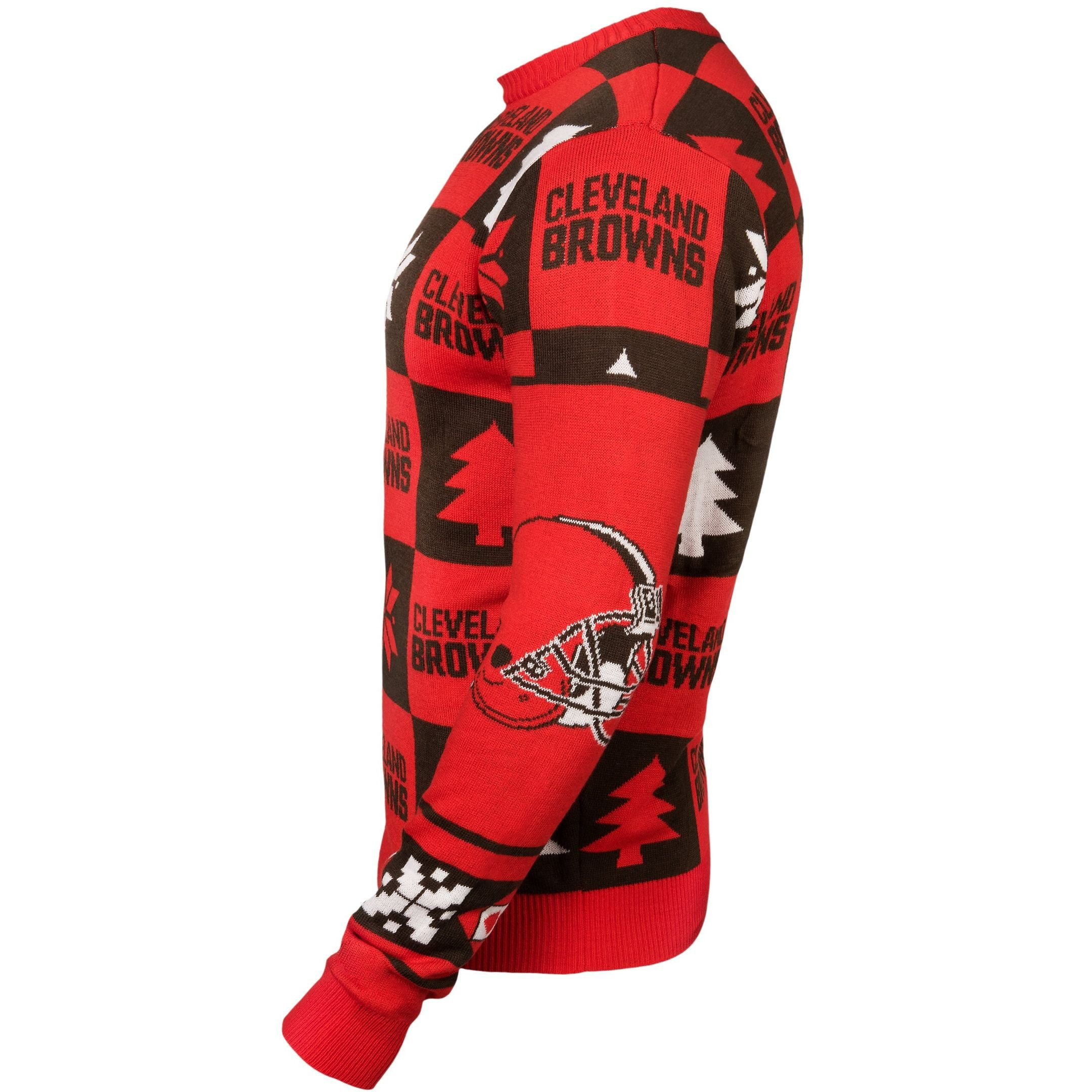 NFL Cleveland Browns Nfl Ugly Christmas Sweater Adult 3D Funny Matching for family - Image 3