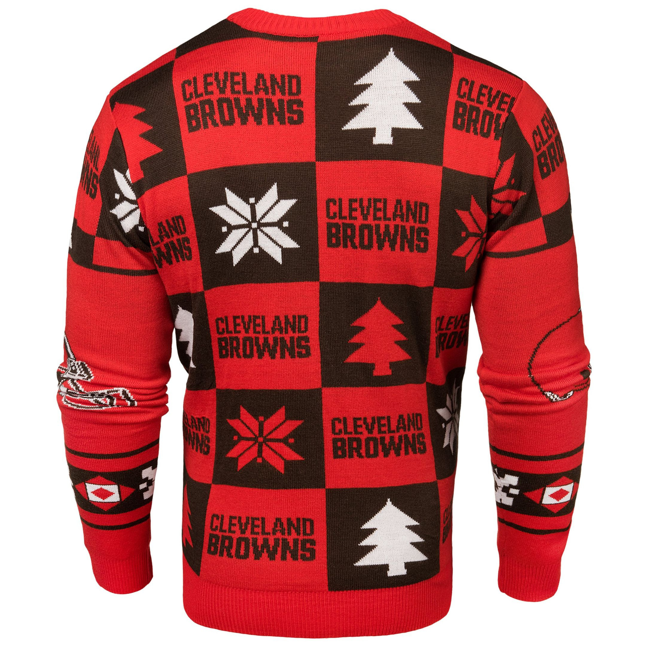 NFL Cleveland Browns Nfl Ugly Christmas Sweater Adult 3D Funny Matching for family - Image 2