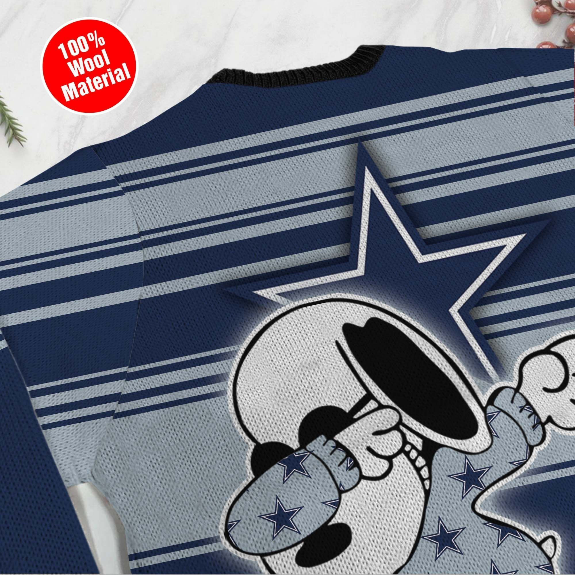NFL Dallas Cowboys D Full Printed Sweater Shirt For Football Fan Nfl Jersey Ugly Christmas Sweater Adult 3D Funny Matching for family - Image 5
