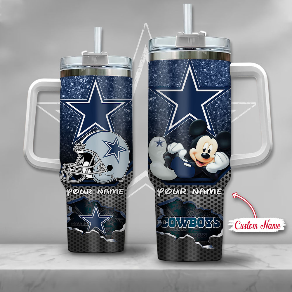 NFL Dallas Cowboys Mickey Mouse Custom Stanley Cup 40 oz 30 oz Tumbler With HandleTVC2301126