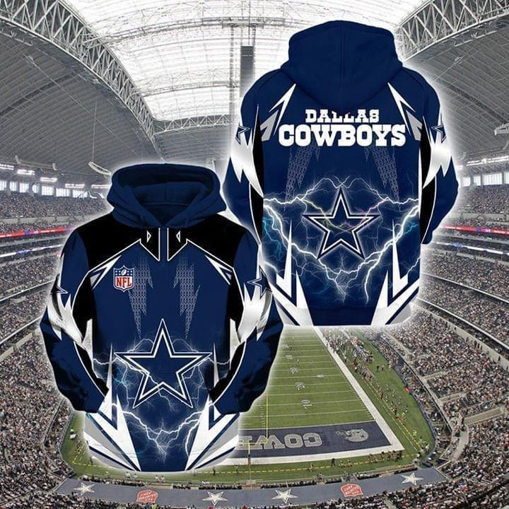 NFL Dallas Cowboys Nfl 3D All Over Print Hoodie, Zip Hoodie