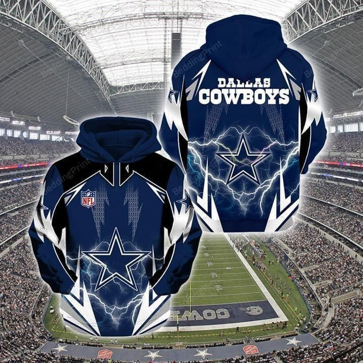 NFL Dallas Cowboys Nfl 3D All Over Print Hoodie, Zip Hoodie