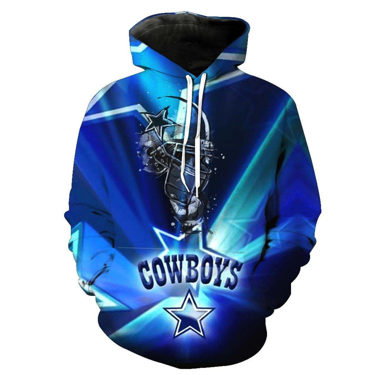 NFL Dallas Cowboys NFL 3D All Over Print Hoodie, Zip Hoodie