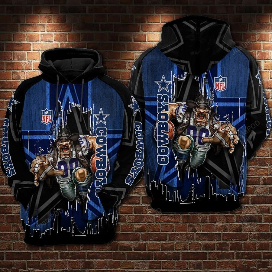 NFL Dallas Cowboys Nfl Football 3D All Over Print Hoodie, Zip Hoodie