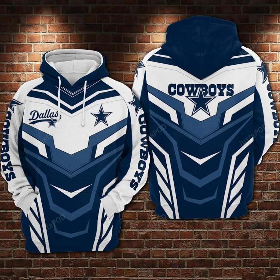 NFL Dallas Cowboys Nfl Football Blue 3D All Over Print Hoodie, Zip Hoodie