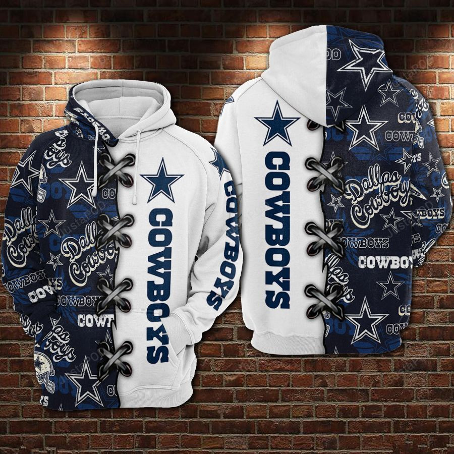NFL Dallas Cowboys Nfl Football White 3D All Over Print Hoodie, Zip Hoodie