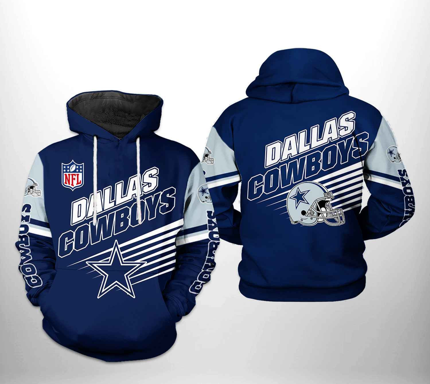 NFL Dallas Cowboys NFL Team 3D All Over Print Hoodie, Zip Hoodie