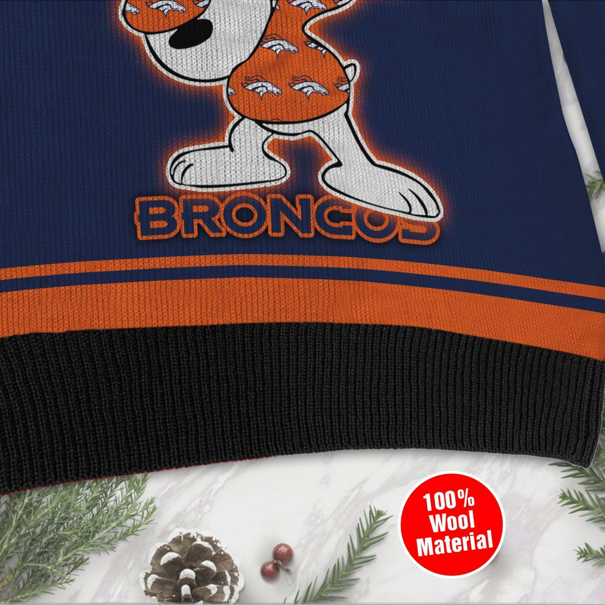 NFL Denver Broncos D Full Printed Sweater Shirt For Football Fan Nfl Jersey Ugly Christmas Sweater Adult 3D Funny Matching for family - Image 4