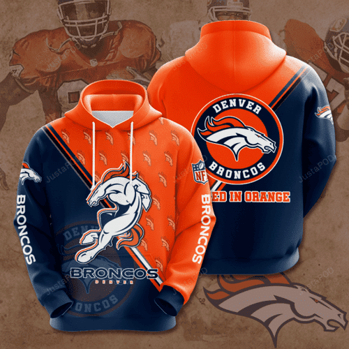 NFL Denver Broncos NFL 3D All Over Print Hoodie, Zip Hoodie