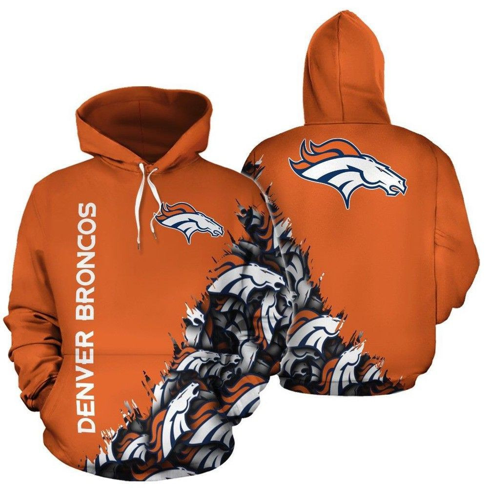 NFL Denver Broncos Nfl Football 3D All Over Print Hoodie, Zip Hoodie