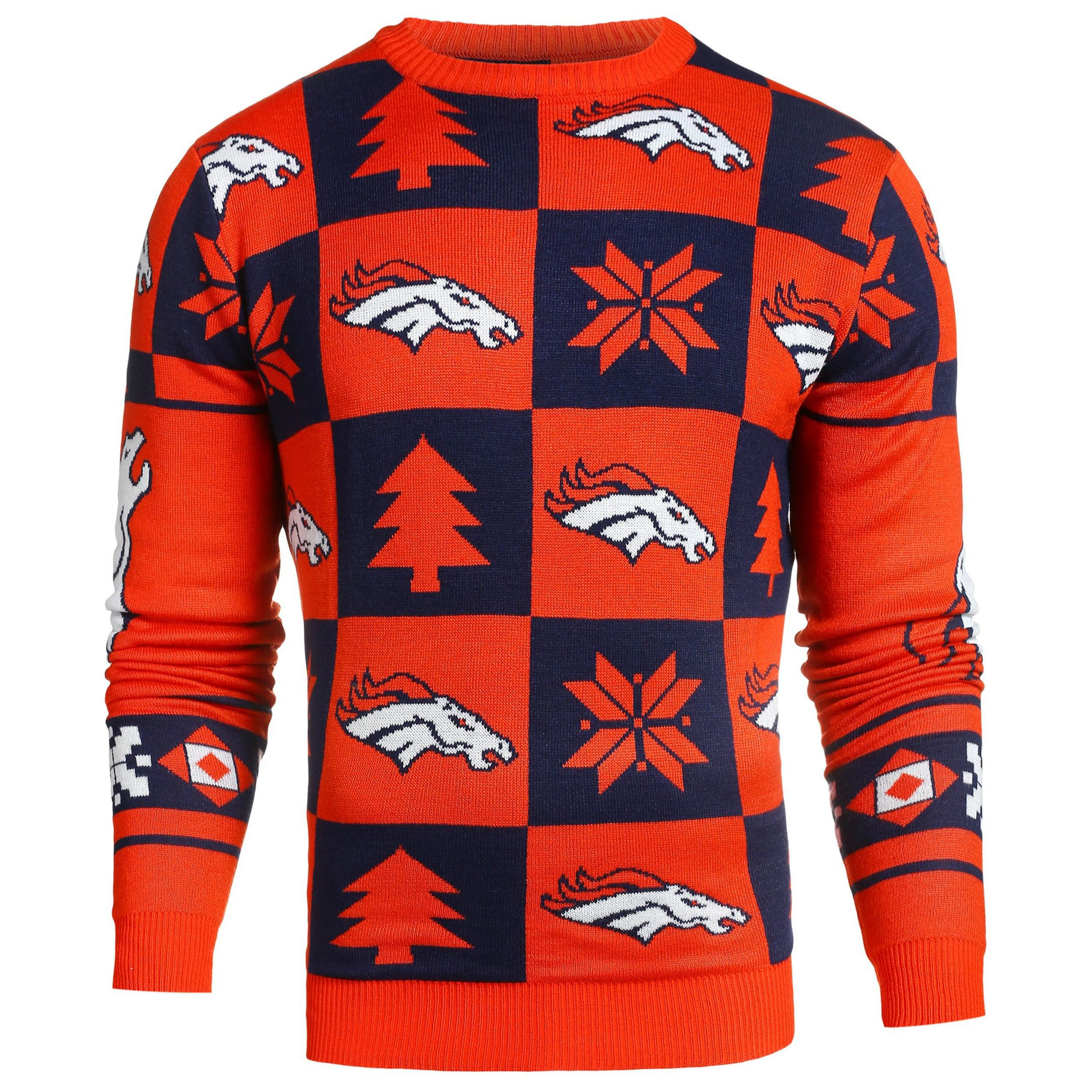 NFL Denver Broncos Nfl Ugly Christmas Sweater Adult 3D Funny Matching for family