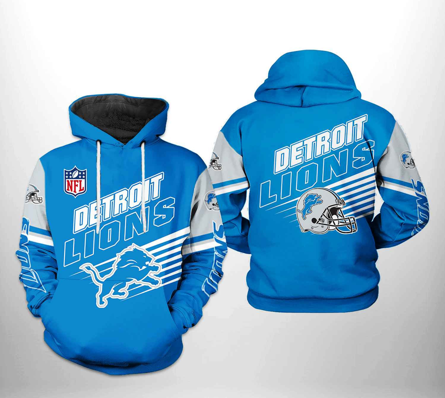 NFL Detroit Lions NFL Team 3D All Over Print Hoodie, Zip Hoodie