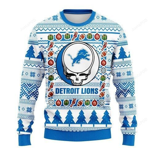 Nfl Detroit Lions Ugly Christmas Sweater Adult 3D Funny Matching for family