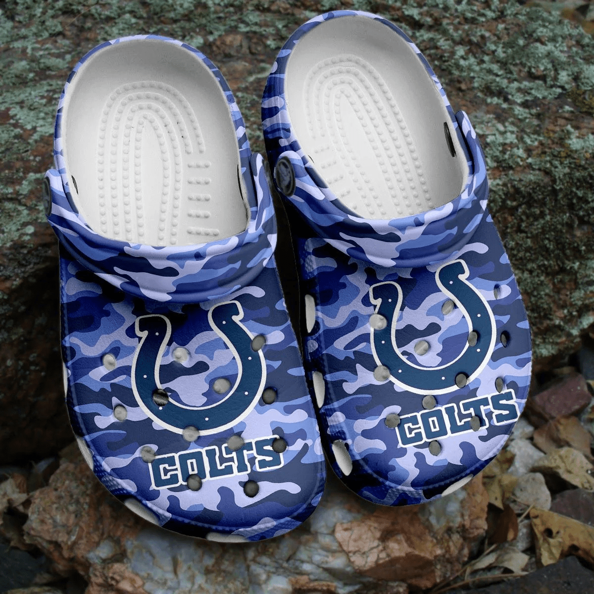NFL Indianapolis Colts Football Clogs Shoes Crocs Comfortable Crocband For Men Women
