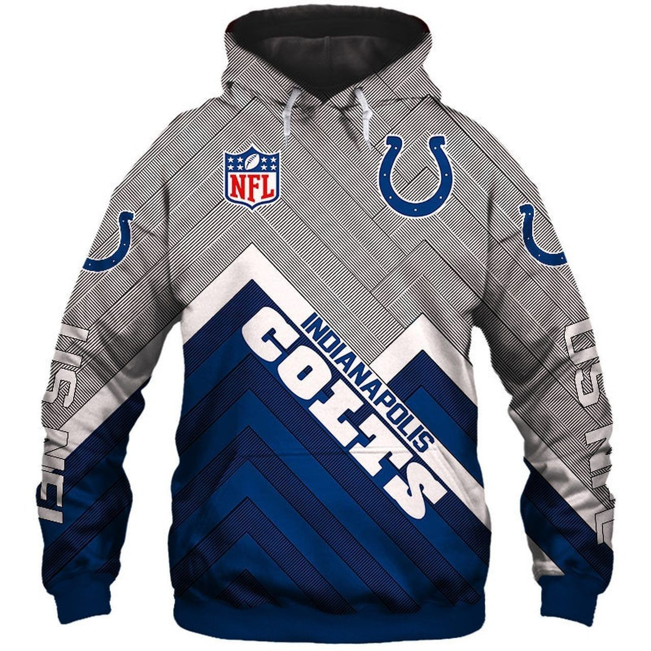 NFL Indianapolis Colts NFL 3D All Over Print Hoodie, Zip Hoodie