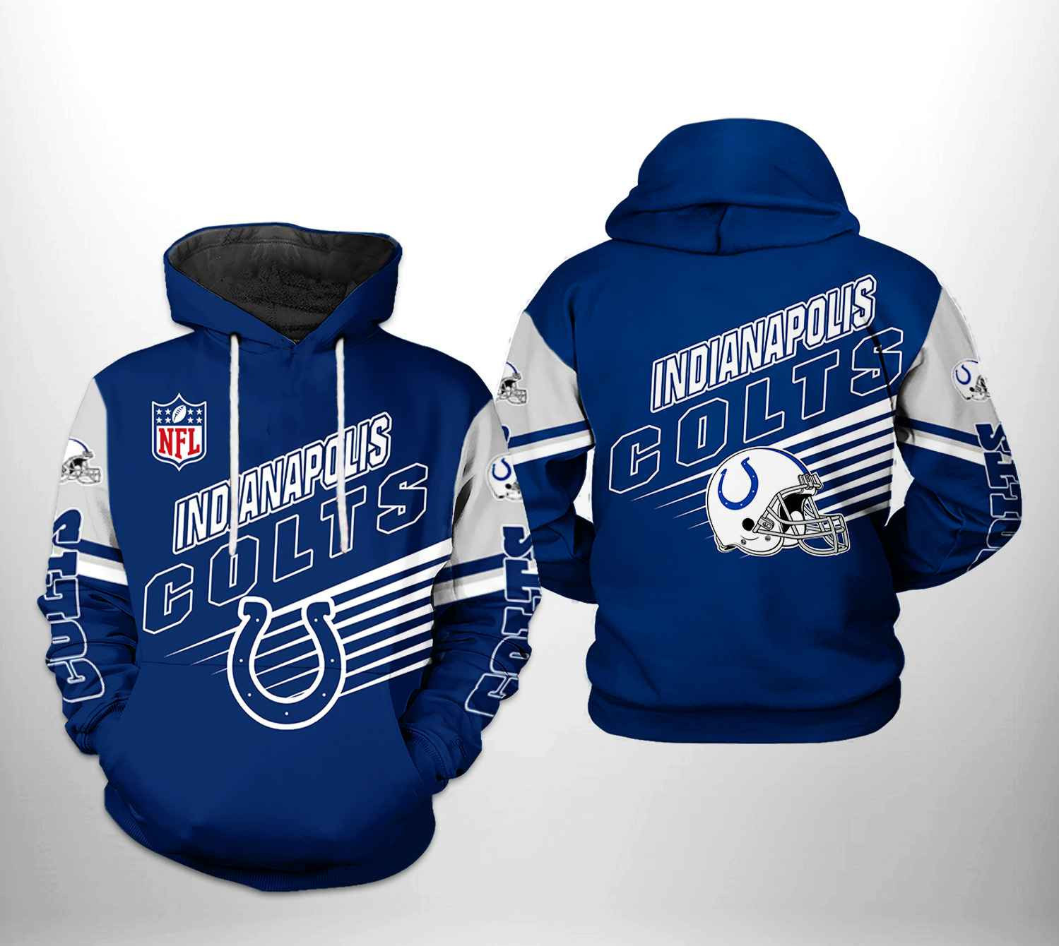 NFL Indianapolis Colts NFL Team 3D All Over Print Hoodie, Zip Hoodie