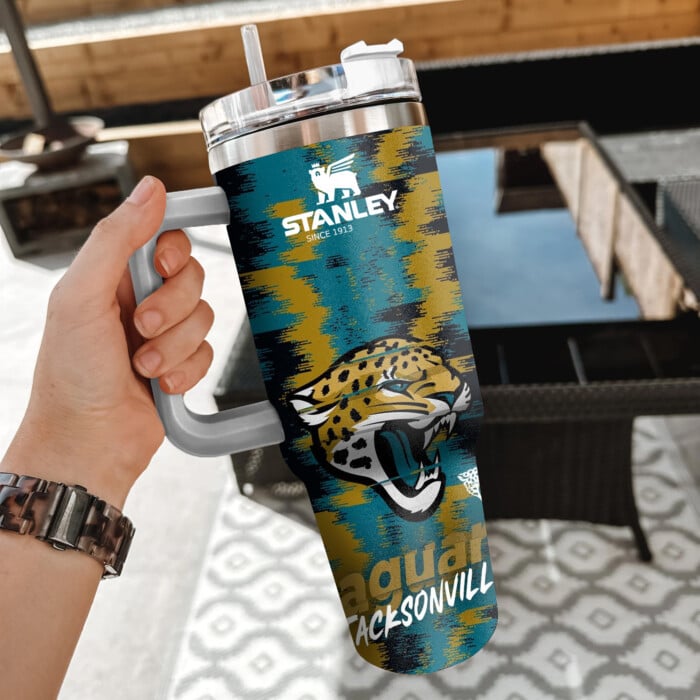 NFL Jacksonville Jaguars Custom Stanley Cup 40 oz 30 oz Tumbler With HandleTVC2301856