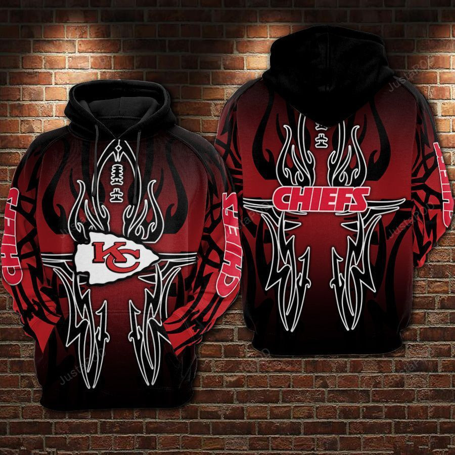 NFL Kansas City Chiefs Nfl Football 3D All Over Print Hoodie, Zip Hoodie