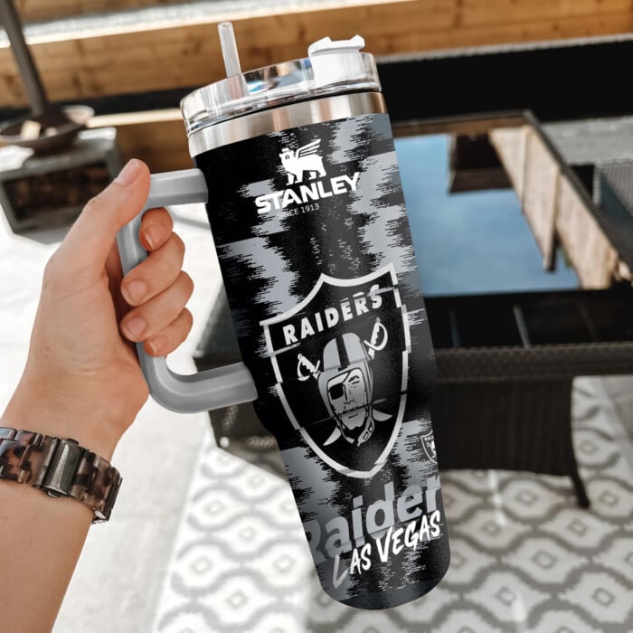NFL Las Vegas Raiders Custom Stanley Cup 40 oz 30 oz Tumbler With HandleTVC2301857