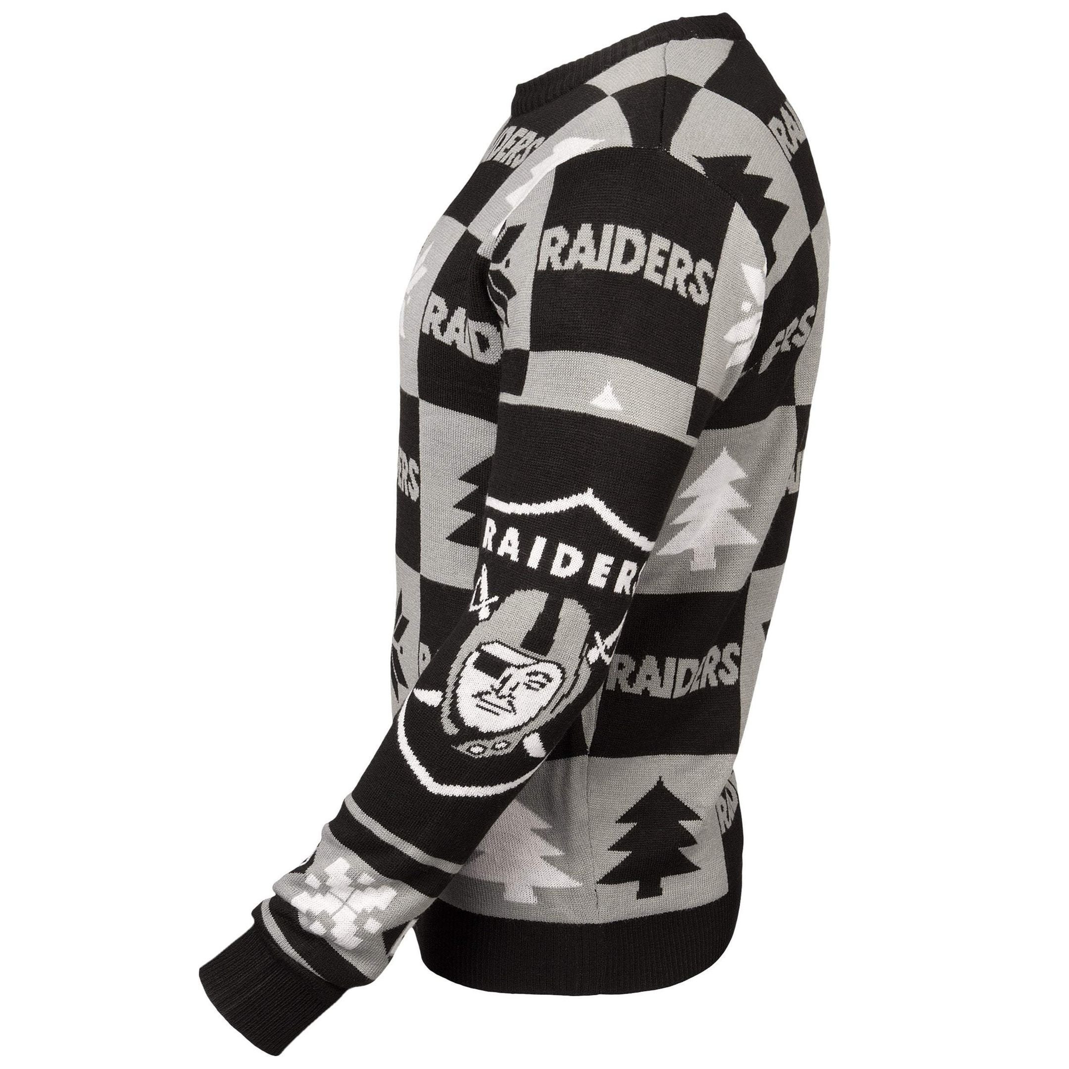 NFL Las Vegas Raiders Nfl Ugly Christmas Sweater Adult 3D Funny Matching for family