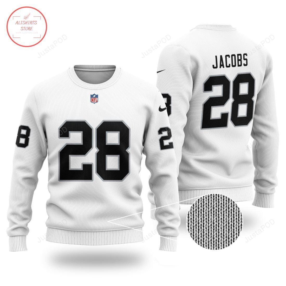 Nfl Las Vegas Raiders Ugly Christmas Sweater Adult 3D Funny Matching for family