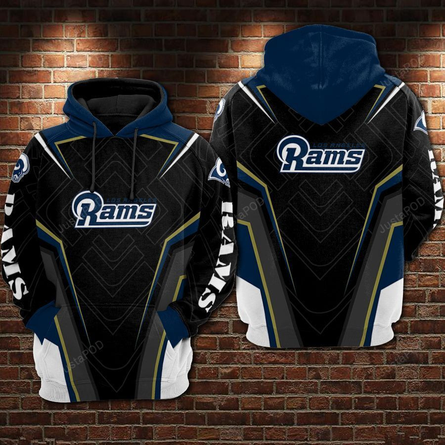 NFL Los Angeles Rams Nfl Football 3D All Over Print Hoodie, Zip Hoodie